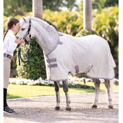 Fliegendecke Horseware Amigo Bug Rug Pony Silber / Titan-Grau / Silber Fliegendecke Horseware Amigo Bug Rug Pony Silber / Titan-Grau / Silber