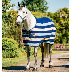 Horseware Newmarket Poney Fleece Cooler Fleecedecke Marine Witney Marineblau