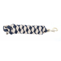 Geflochtener amerikanischer Führstrick T de T Beige / Marineblau