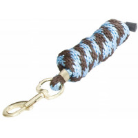 Geflochtener amerikanischer Führstrick T de T Beige / Marineblau Geflochtener amerikanischer Führstrick T de T Beige / Marineblau