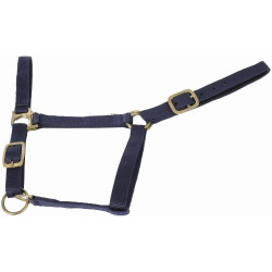 Synthetikhalfter mit Wildlederfutter T de T Marineblau