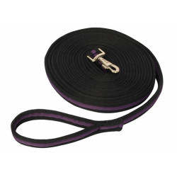 Gepolsterte Arbeitslonge T de T Schwarz / Pflaume