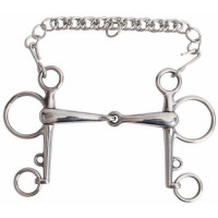 Pelham-Gebiss mit mittleren... Pelham-Gebiss mit mittleren...