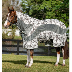 Horseware Fliegendecke Camouflage 3-in-1 Amigo® CamoFly Camouflage-Druck / Grau Motive