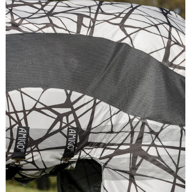 Horseware Fliegendecke Camouflage 3-in-1 Amigo® CamoFly Camouflage-Druck / Grau Motive