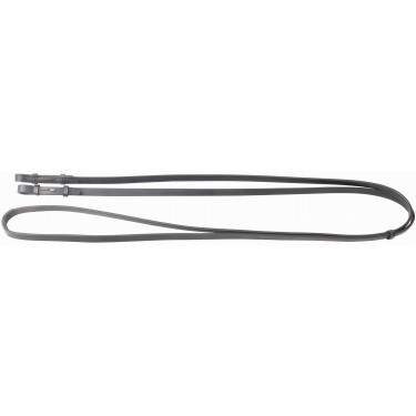 Zügel für Trense aus glattem Leder T de T Schwarz