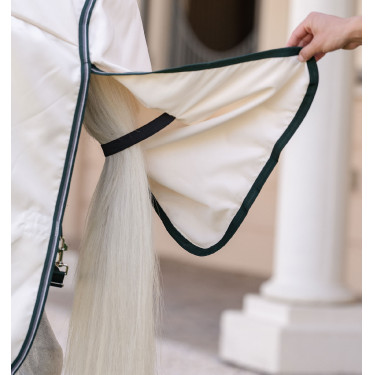 Vollständige Decke Horseware Rambo Hoody XL 0g Kreide / Jägergrün / Silber Weiß Vollständige Decke Horseware Rambo Hoody XL 0g Kreide / Jägergrün / Silber Weiß