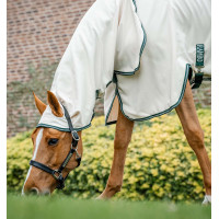 Vollständige Decke Horseware Rambo Hoody 0g Kreide / Jägergrün / Silber Wei&amp;amp;amp;amp;amp;amp;szlig;