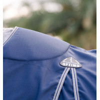 Boxdecke Horseware Rambo Optimo 0g Marine / Beige / Blau Boxdecke Horseware Rambo Optimo 0g Marine / Beige / Blau
