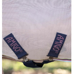 Fliegendecke Horseware Amigo Bug Rug Petite 0g Silber / Zitrone / Marine / Rosa / Blau