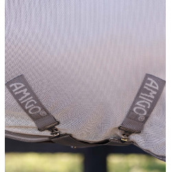 Fliegendecke Horseware Amigo Bug Rug Petite 0g Silber / Titan-Grau / Silber