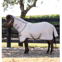 Fliegendecke Horseware Amigo Bug Rug Petite 0g Silber / Titan-Grau / Silber