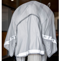 Fliegendecke Horseware Fluo Amigo Flyrider 0g Silber / Titan-Grau / Silber