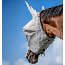 Horseware Rambo Plus Fliegenschutzmaske Silber / Titan-Grau / Silber Horseware Rambo Plus Fliegenschutzmaske Silber / Titan-Grau / Silber