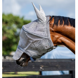 Horseware Rambo Plus Fliegenschutzmaske Silber / Titan-Grau / Silber Horseware Rambo Plus Fliegenschutzmaske Silber / Titan-Grau / Silber