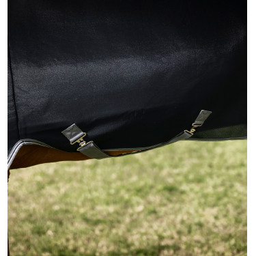 Abschwitzdecke Horseware Rambo Airmax Cooler Disc Schwarz / Sturm / Silbergrau