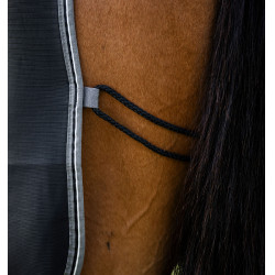 Abschwitzdecke Horseware Rambo Airmax Cooler Disc Schwarz / Sturm / Silbergrau