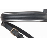 Trensenzaum anatomisches Kopfstück Velazquez T de T Braun / Beige Trensenzaum anatomisches Kopfstück Velazquez T de T Braun / Beige