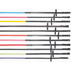 Rênes Biotack® lisses + Cuir T de T Fuchsia