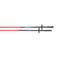 Glatte Biotack®-Zügel + T de T Leder Rot