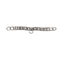 Kette 24 Ringe vernickelter...