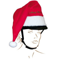 Weihnachts-Reithelmüberzug