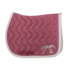 Satteldecke Pénélope Classique Magenta / Weiß Rosa