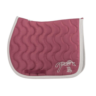 Satteldecke Pénélope Classique Magenta / Weiß Rosa