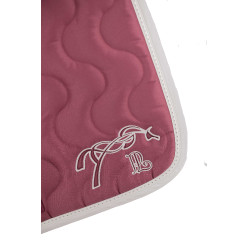 Satteldecke Pénélope Classique Magenta / Weiß Rosa