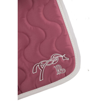 Satteldecke Pénélope Classique Magenta / Weiß Rosa