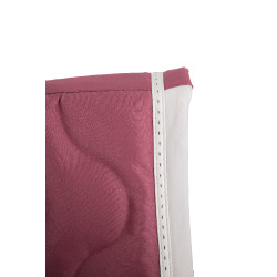 Satteldecke Pénélope Classique Magenta / Weiß Rosa