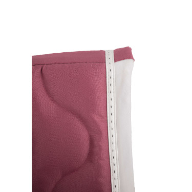 Satteldecke Pénélope Classique Magenta / Weiß Rosa