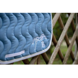 Satteldecke Pénélope Classique Lagune / Weiß Blau Satteldecke Pénélope Classique Lagune / Weiß Blau