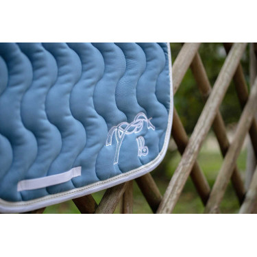 Satteldecke Pénélope Classique Lagune / Weiß Blau Satteldecke Pénélope Classique Lagune / Weiß Blau