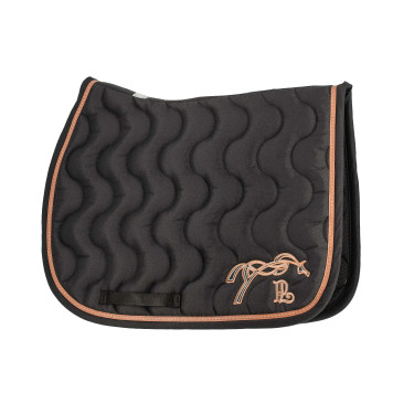 Satteldecke Pénélope Classique Schwarz / schwarz / Karamell