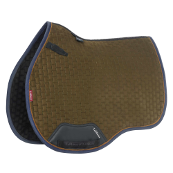 LeMieux Wildleder GP Square Schabracke Alpin Braun