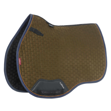 LeMieux Wildleder GP Square Schabracke Alpin Braun