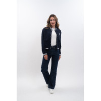 Bomberpullover Harcour Agathe Marine Marineblau Bomberpullover Harcour Agathe Marine Marineblau