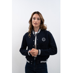 Bomberpullover Harcour Agathe Marine Marineblau Bomberpullover Harcour Agathe Marine Marineblau