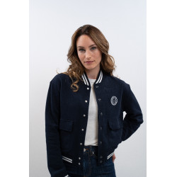 Bomberpullover Harcour Agathe Marine Marineblau Bomberpullover Harcour Agathe Marine Marineblau
