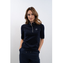 Polo Harcour Mandel Marine Marineblau