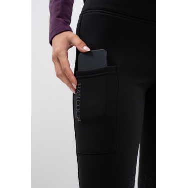 Polarfleece-Leggings Harcour Lili Schwarz