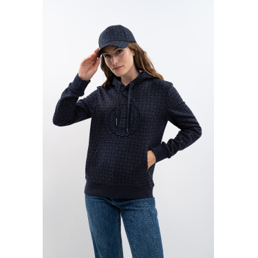 Hoodie Harcour Samy Tartan Motive Hoodie Harcour Samy Tartan Motive