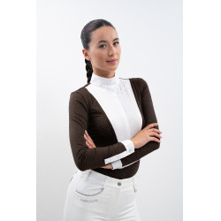 Turnierpolo Harcour Stella Damen Kakao Braun