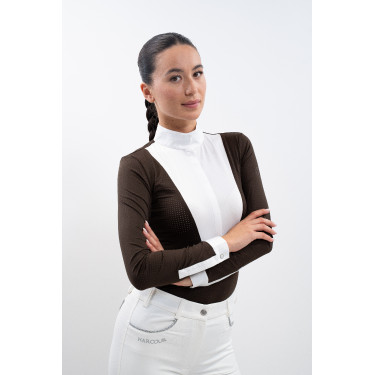 Turnierpolo Harcour Stella Damen Kakao Braun