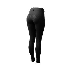 Winterreitleggings Damen Vollbesatz Horze Dea Schwarz