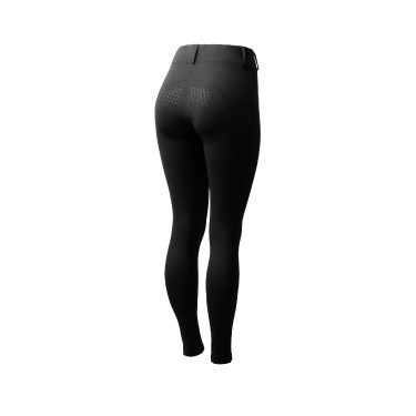Winterreitleggings Damen Vollbesatz Horze Dea Schwarz