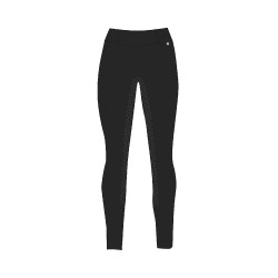 Winterreitleggings Damen Vollbesatz Horze Dea Schwarz Winterreitleggings Damen Vollbesatz Horze Dea Schwarz