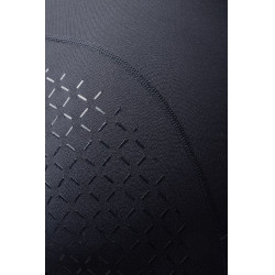 Winterreitleggings Damen Vollbesatz Horze Dea Dunkelmarine Blau