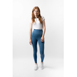Thermo-Leggings B Vertigo nahtlos mit Vollbesatz Leonora Meerestitan Marineblau